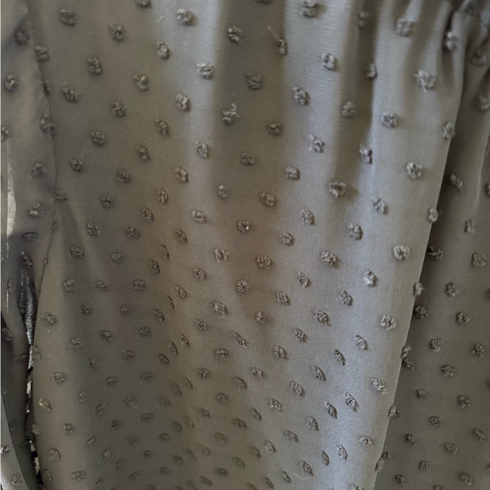 Gibson Black Textured Women's Blouse - Picture 3 of 6
